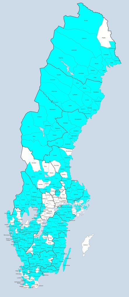 Beskrivning av nätverken 17 stycken 200 kommuner samt några enstaka fristående huvudmän (2017) Geografiskt spridda Tre storstadsnätverk Några