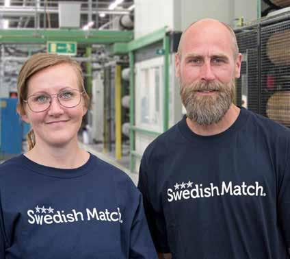 EN ATTRAKTIV ARBETSGIVARE På Swedish Match är vi övertygade om att företagets framgång bygger på medarbetarnas framgång.