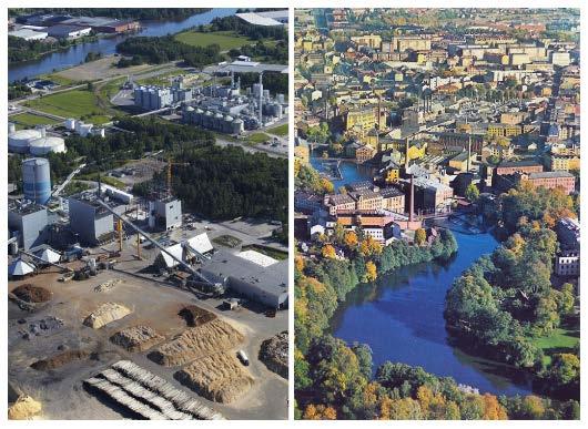 Visionen är att Norrköping är en världsledande stad när det gäller hållbarhet Spjutspetsar (bo, arbeta, förflytta sig)