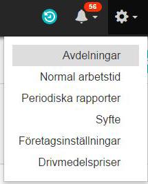 28 The difference is ABAX ABAX Triplog // Admin user guide // 20161101 29 INSTÄLLNINGAR Avdelningar Under inställningar (kugghjulet) kan ni upprätta avdelningar.