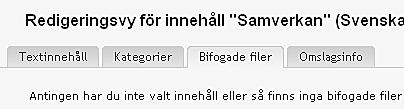 Om du vill uppdatera dokumentet till en ny version av samma dokument kan du klicka på de gröna pilarna och ladda upp den nya versionen utan att ändra nyckelordet.