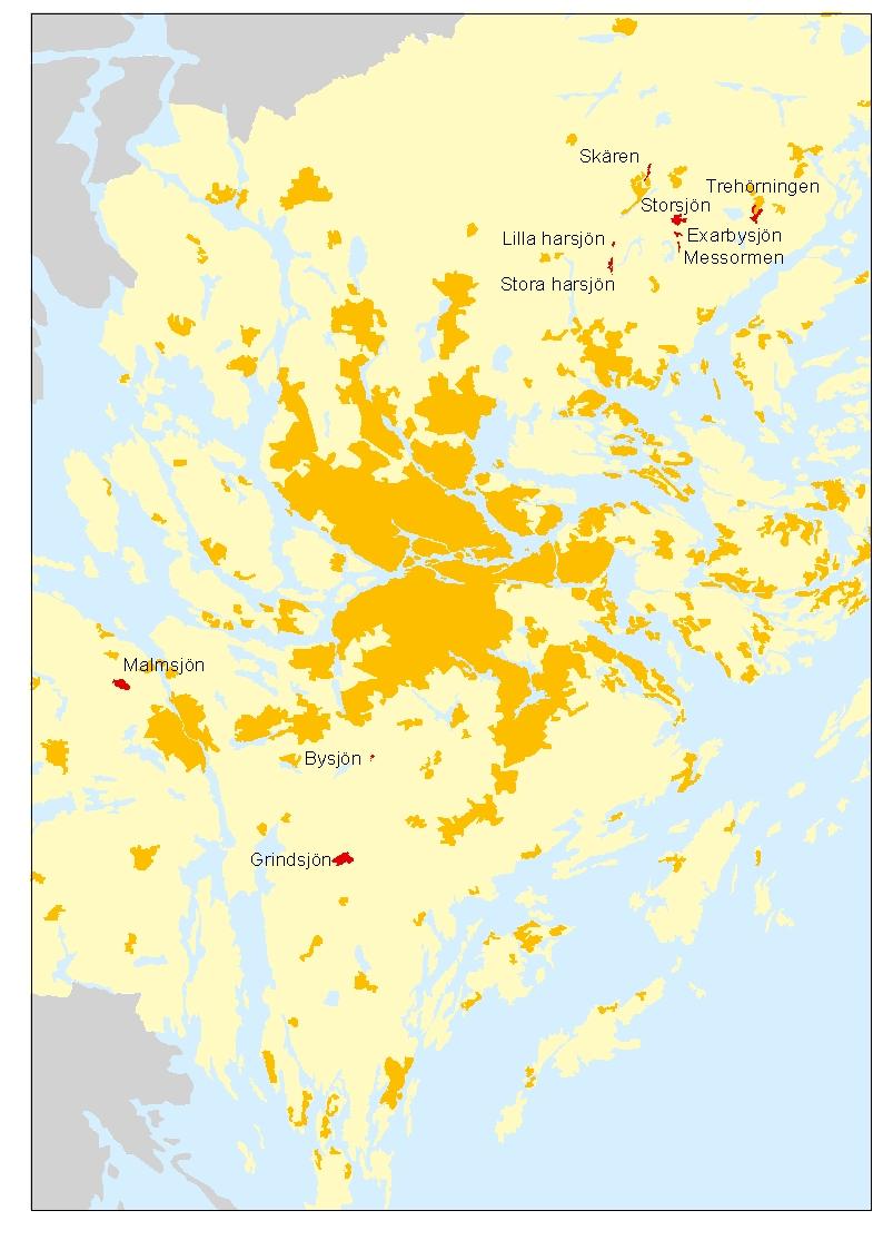 Södertörnsekologerna och två av sjöarna, Malmsjön och Grindsjön, är så stora så att en bedömning av deras så kallade ekologiska status är angeläget ur ett vattenförvaltningsperspektiv.