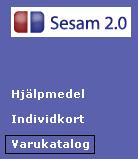 14 3 Varukatalog Klicka på Varukatalog i menyn 3.