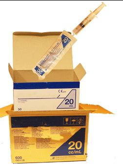 Produktförpackning (pfp) är en skyddande förpackning för den enskilda produkten. Bruten produktförpackning för steril produkt skall ej kunna återförslutas.