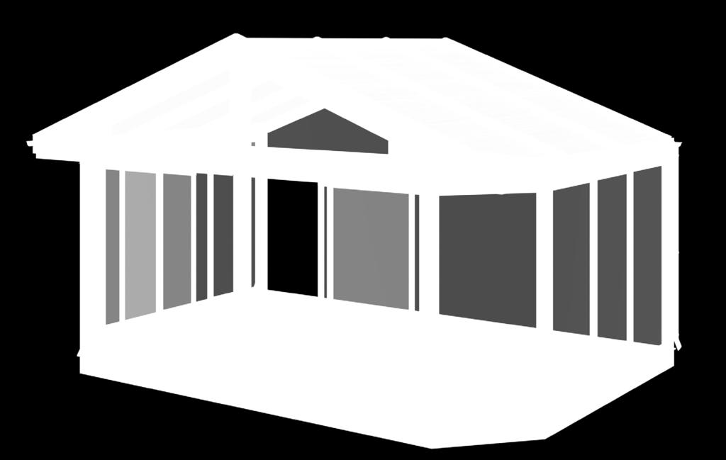 Lervik är ett klassiskt uterum som passar till de allra flesta husmodeller. Med sina brutna hörn och sadeltak får rummet en form som smälter in bra med ditt hus.