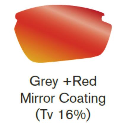 C5 Matte Graphite / Grey PC lens Red Mirror