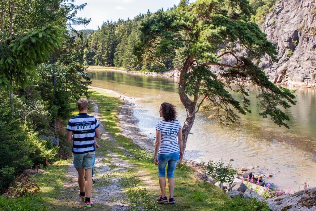 Vandringsleder kring Daftö Camping -