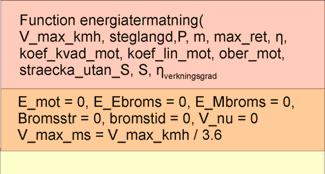 Energin som kan användas för återmatning finns mellan hastighetsaxeln och den negativa effektkurvan, se det grå området i Figur 5.4.