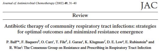 Antibiotic therapy must be limited to syndromes in which bacterial infection is the