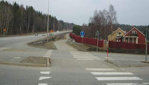 Numera är korsningen stängd för trafik.