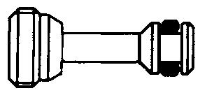 1-rör H L1 d2 L2 1 d1 d2 L1 L2 H RSK nr Artikelnr M28x1,5 G1/2 40 40 72 475 73 71 50 685-005 1 = Valfri ansl. in- och utlopp (bef.