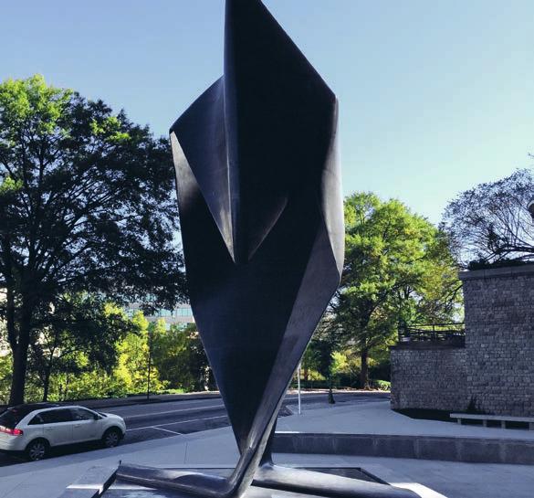 De uppförda fastigheterna har certifierats av Sweden Green Building Council. Skulpturen Stealth, USA Denna 9,8 meter höga skulptur har designats av Formation Studios och står i Atlantas centrum.
