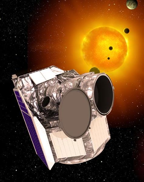 BILD: ESA CHEOPS ska göra precisionsmätningar av stjärnors ljus för att kunna uppskatta planeters storlek som passerar framför sin sol.