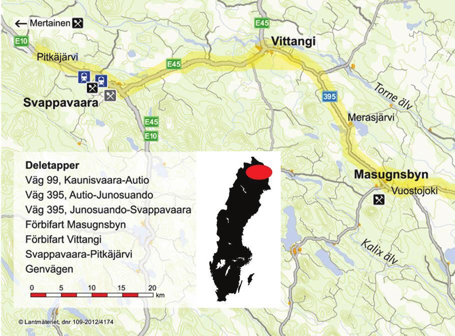 varmt) Malmtransportväg Kaunisvaara Svappavaara (MaKS) VTI notat 18-2015