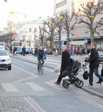 VAD PÅVERKAR RESANDET MED CYKEL Trafikkontoret kan påverka resandet med cykel genom åtgärder i cykelinfrastrukturen.