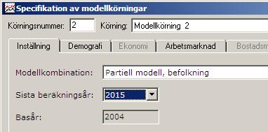 Markera sista beräkningsår till 2015. 29.