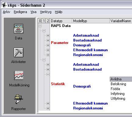 Parametrarna dödsrisker och dödsriskers utveckling över tiden utgår från historiska värden respektive ett antagande om trenden.