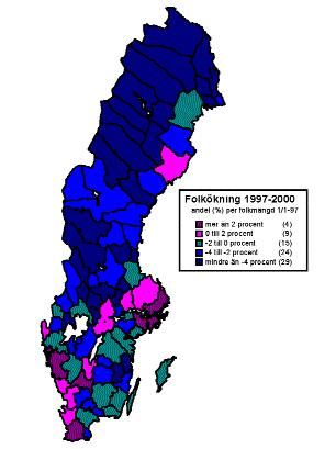 i Figur 2.3 Folkökningens utveckling för Borås LA-region 1980-2000 Källa: NUTEK (raps/s CB). En indexserie består av minst två kvoter.