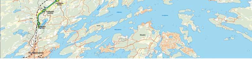 Stockholms Hamn AB ämnar anlägga en hamn vid Norvikudden för att skapa ett effektivt och attraktivt hamn-