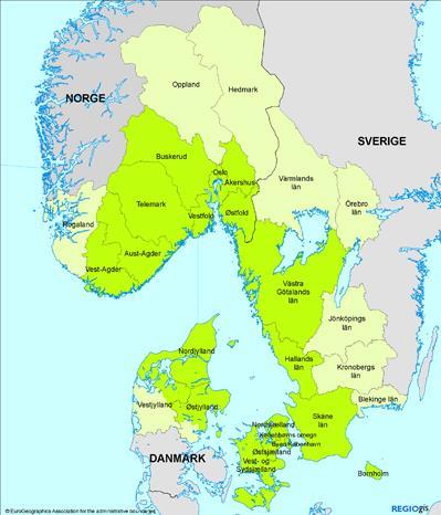 Visionen är en attraktiv och konkurrenskraftig region byggd på kunskapsbaserat samarbete och hållbar utveckling. Öresund, Kattegatt & Skagerrak Öresund vill bli Europas mest attraktiva region.