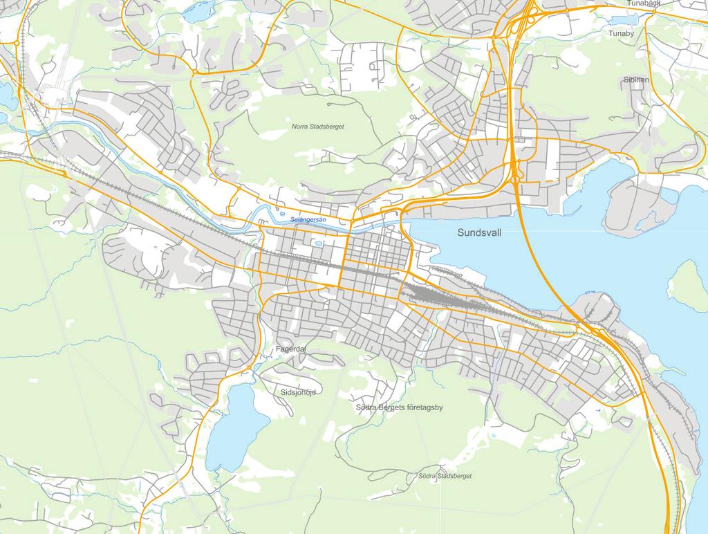 1. INLEDNING Bakgrund och motiv Sundsvall växer samtidigt som det råder stor efterfrågan på bostäder. Enligt Sundsvalls kommuns översiktsplan är målet att bli 100 000 invånare år 2021.