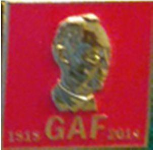 Nu har märket ändrats genom att ange GAF:s start år 1919 på märket och elevernas