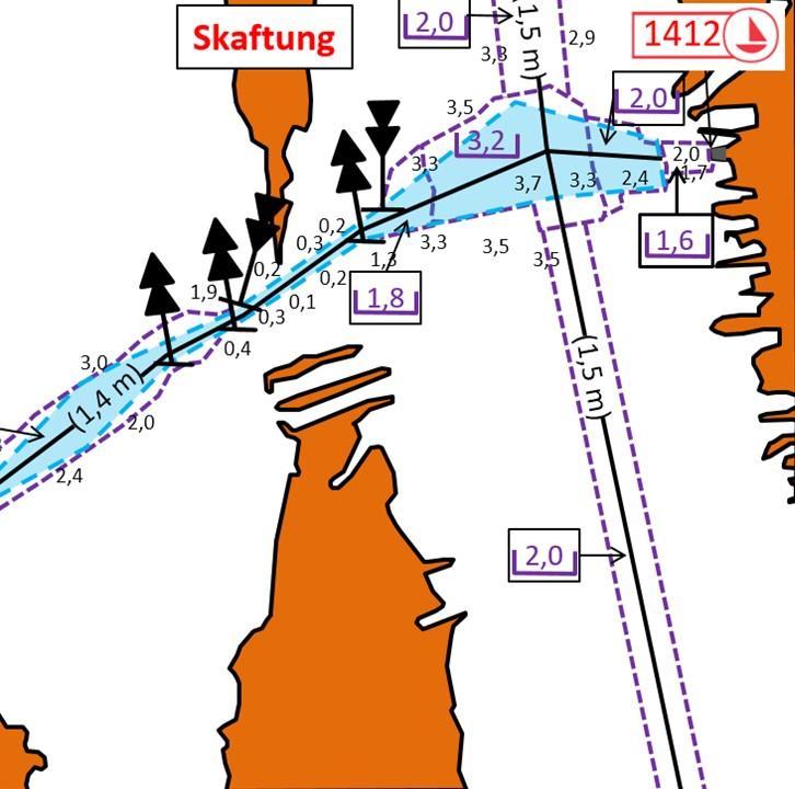 Den allmänna fiskebryggan anlitas en hel del för servicetrafik till fiskodlingarna intill Idgrunds kanal, så