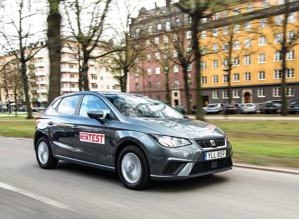 < Seat Ibiza är först ut med VW-kncernens nya småbilsplattfrm A0. Chassiegenskaer i tppklass. Seat Ibiza 1.