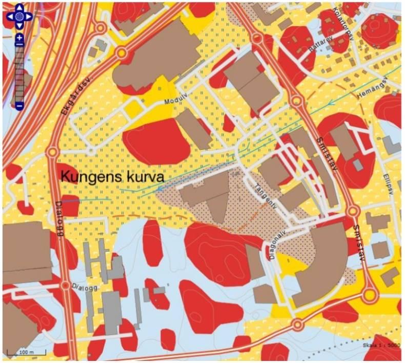 Uppdragsnr: 10210867 Dagvattenutredning Daterad: 2016-04-07 Kurvan 2 och Kurvan 5 Reviderad: 2016-12-21 Handläggare: Linda Evjen Status: Slutlig 5 PLANOMRÅDETS FÖRUTSÄTTNINGAR 5.