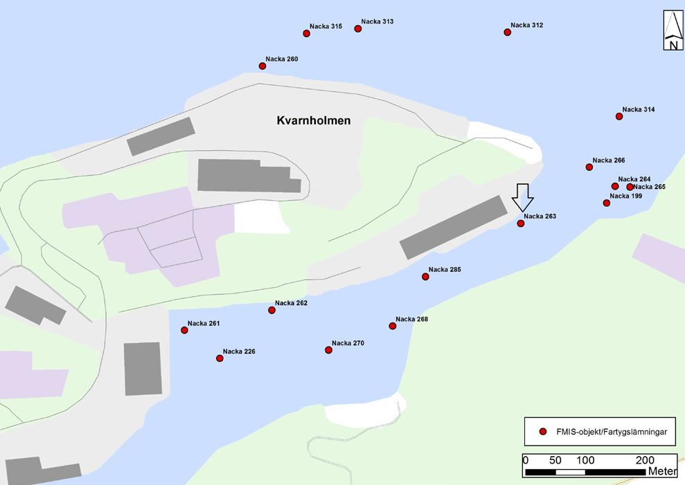 Bakgrund 2009 utförde Sjöhistoriska museet, som är en del av Statens maritima museer (SMM) en arkeologisk förstudie i vattnet som omger Kvarnholmen öster om Stockholm varvid flera fartygslämningar