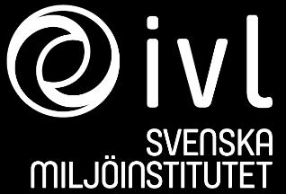 IVL Svenska Miljöinstitutet AB // Box 210 60 // 100 31