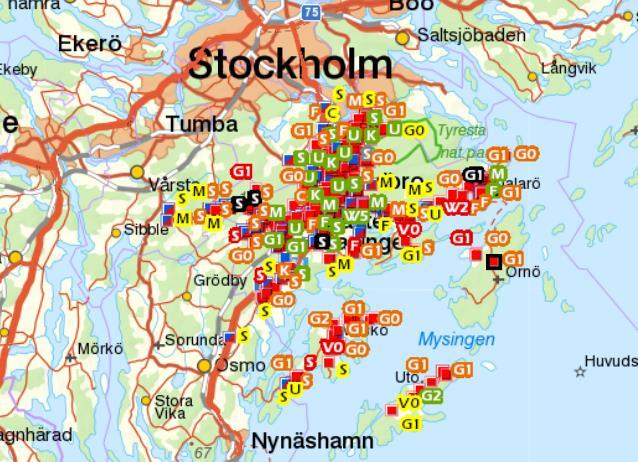 nivå för olycksdrabbade kommundelar.