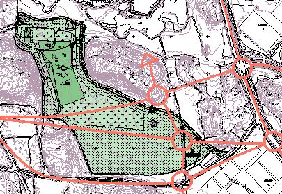 Detaljplan i Tinnerö eklandskap för del av SMEDSTAD 1:4 Överensstämmelse med översiktsplaner I Översiktsplan för övningsområdet, antagen 2003, redovisas på plankartan ett reservat för den sk