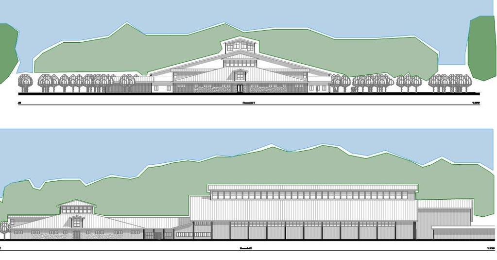 Arkitektkontor AB Fasadstudier av ridhus