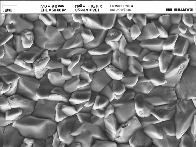 4) Mäts i ljusoptiskt mikroskop. 5) x = number of pickling pits with a depth within the range 15 30 μm.