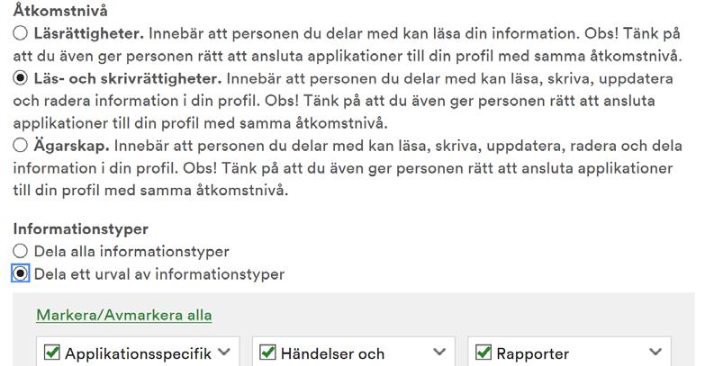 att finnas tillgänglig i tjänsten.