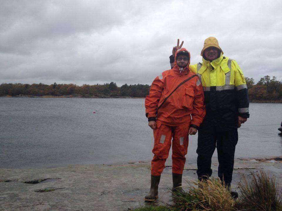 Lars-Göran Nyström och Paul Hellrin (två poke'mon) genomför en inspektion på Lindskär senhösten 2016. Ungdomsverksamhet Under år 2016 är det Paul Hellrin som ansvarat för ungdomsverksamheten.