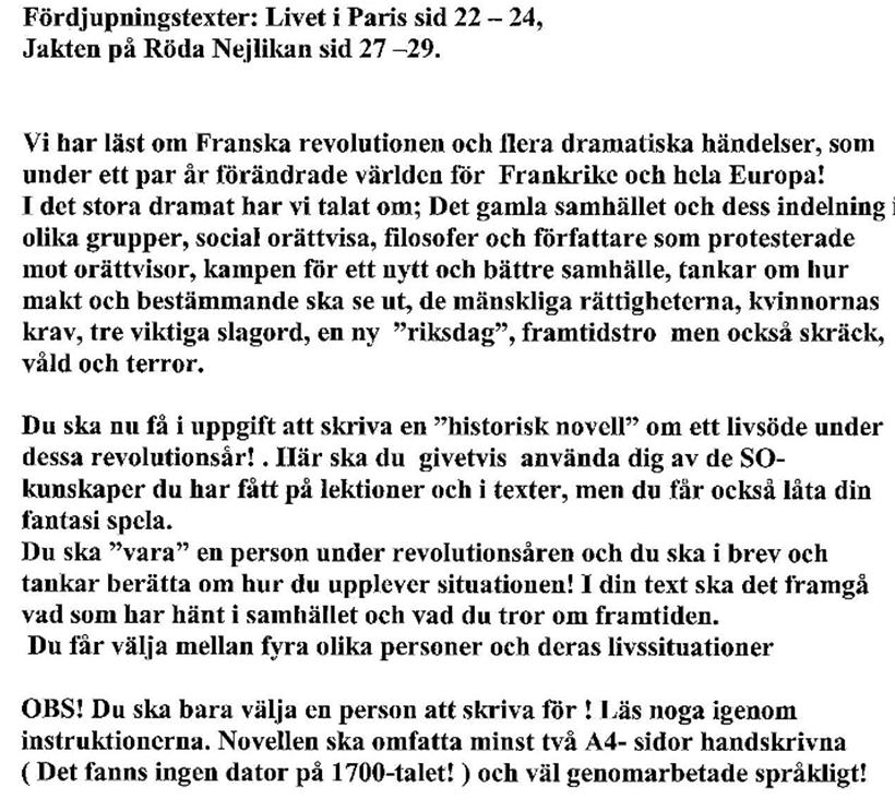 Storyline: Sunnanäng (fortsättning) Nyckelfråga 3: Vilka bor här?
