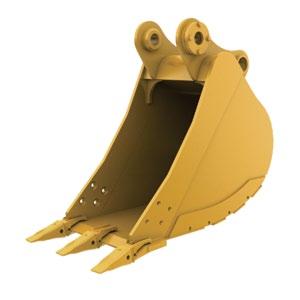 Hållbarhetskategorier som passar alla tillämpningar För 323E SA erbjuder nu Caterpillar tre standardkategorier för grävmaskinsskopor.