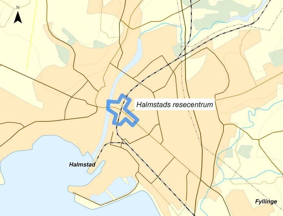 antalet fordon kommer att minska där. Barriäreffekten från järnvägen och Laholmsvägen bedöms kvarstå. En byggnation av resecentrumet kommer troligen att leda till att bostadshus måste rivas.