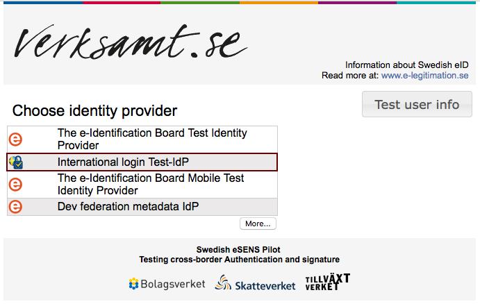 Välj att logga in med