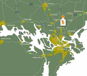 E4 från Uppsala Trafikplats Knivsta, väg 77 mot Norrtälje, kör väg 273 mot Arlanda. Efter 9 km, följ skyltning MaskinExpo. E18 från Norrtälje Väg 77 mot Uppsala, kör väg 273 mot Arlanda.