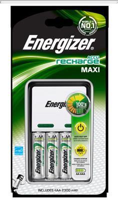Batteriladdare med 12V kontakt, Energizer Energizer 1-timmas laddare inkl.