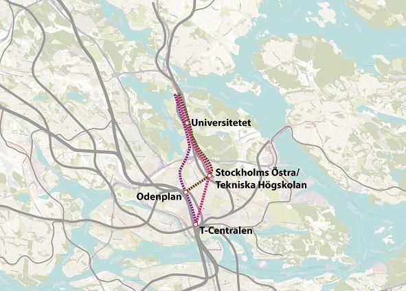 13 Roslagsbanan till City Kostnader miljarder kr Investering: