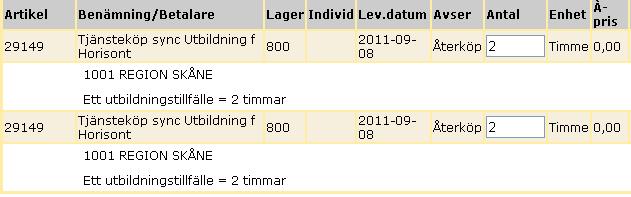 24 5.1 Beställning till patient Beställning till leverantör använder du t ex vid beställning av glasögonglas, lupp, reparation m.