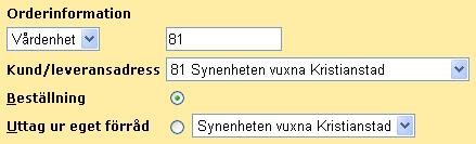 Sök upp hjälpmedlet, antingen via Hjälpmedel (välj vårdenhet och sök på ditt lagernummer), eller via Individkort i menyn. Via Individkort i menyn kontrollerar du garantitiden.