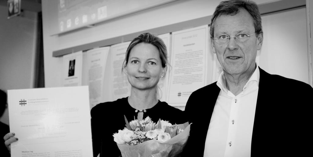 Anna Storåkers, Hans Jacobson Text och foto: Kristina Sjöberg Nordea Banking fick årets Annapris Anna Storåkers och Hans Jacobson från Nordea Banking Sweden var stolta mottagare av årets Anna-pris.
