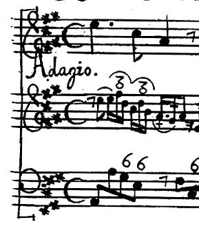 Rytmiskt variation och drill (takt 1): Cirkelrörelse (takt 6 7): Skalrörelse uppåt (takt 7). 8 Växelton följd av ackordutfyllning (takt 15): 2.