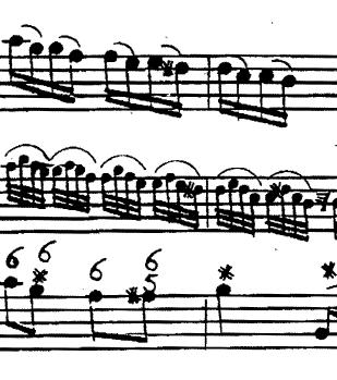 För att utsmycka ett franskt stycke enligt "goût du chant" (smaken för en melodi eller den goda smaken) använde man "notes de goût" ("noter av bra smak") för att binda ihop noterna på ett mjukt sätt