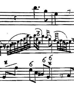 9 I detta avsnitt följer som ett exempel för fransk ornamentation en sammanfattning av Hotteterres beskrivningar av franska ornament. Det fanns inget enhetlig skrivsätt för franska ornament.